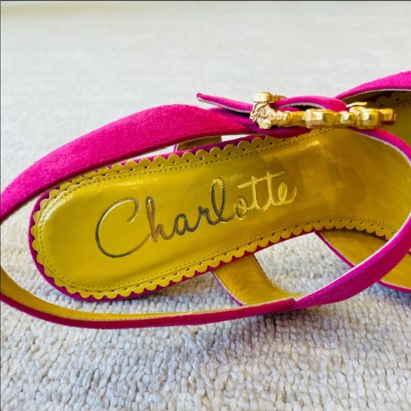 Charlotte Olympia Picture Frame Buckle Heels - Picture 2 of 4